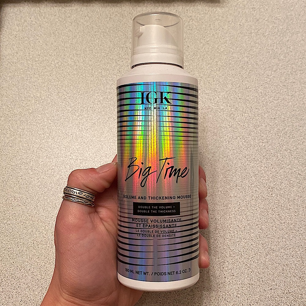 IGK Big Time Volume and Thickening Mousse